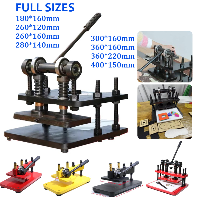 Leatherwork Machine - Полноразмерный станок для резки кожи, тиснение,