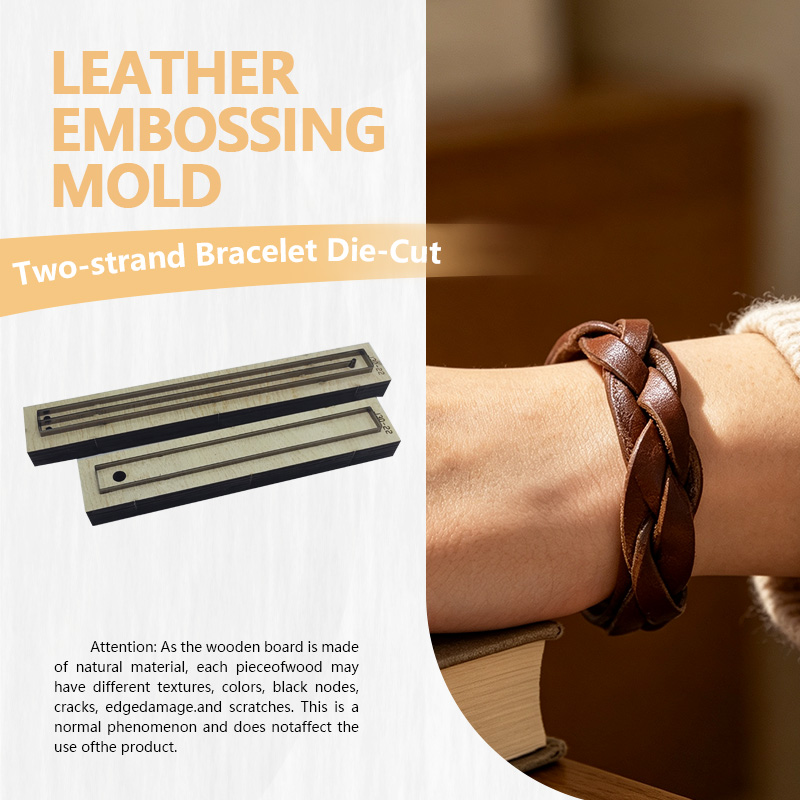 Leatherwork Designs - Набор для вырезания кожаных браслетов из