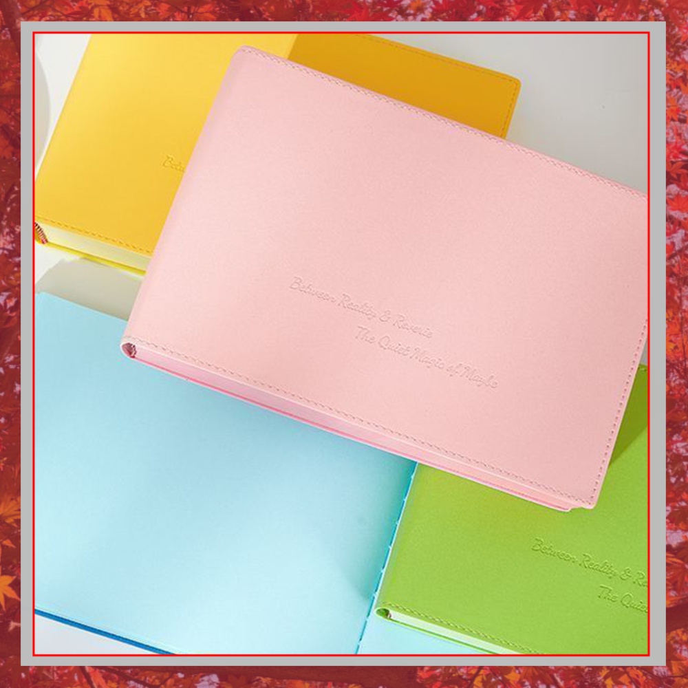 Leather Work Diary Covers - Утолщенный блокнот с цветными страницами, 720