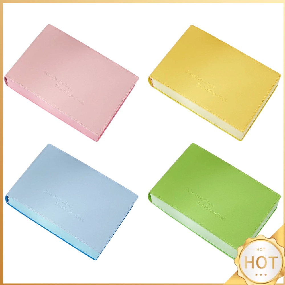 Leather Work Diary Covers - Утолщенный блокнот-ежедневник с 720 однотонными страницами,
