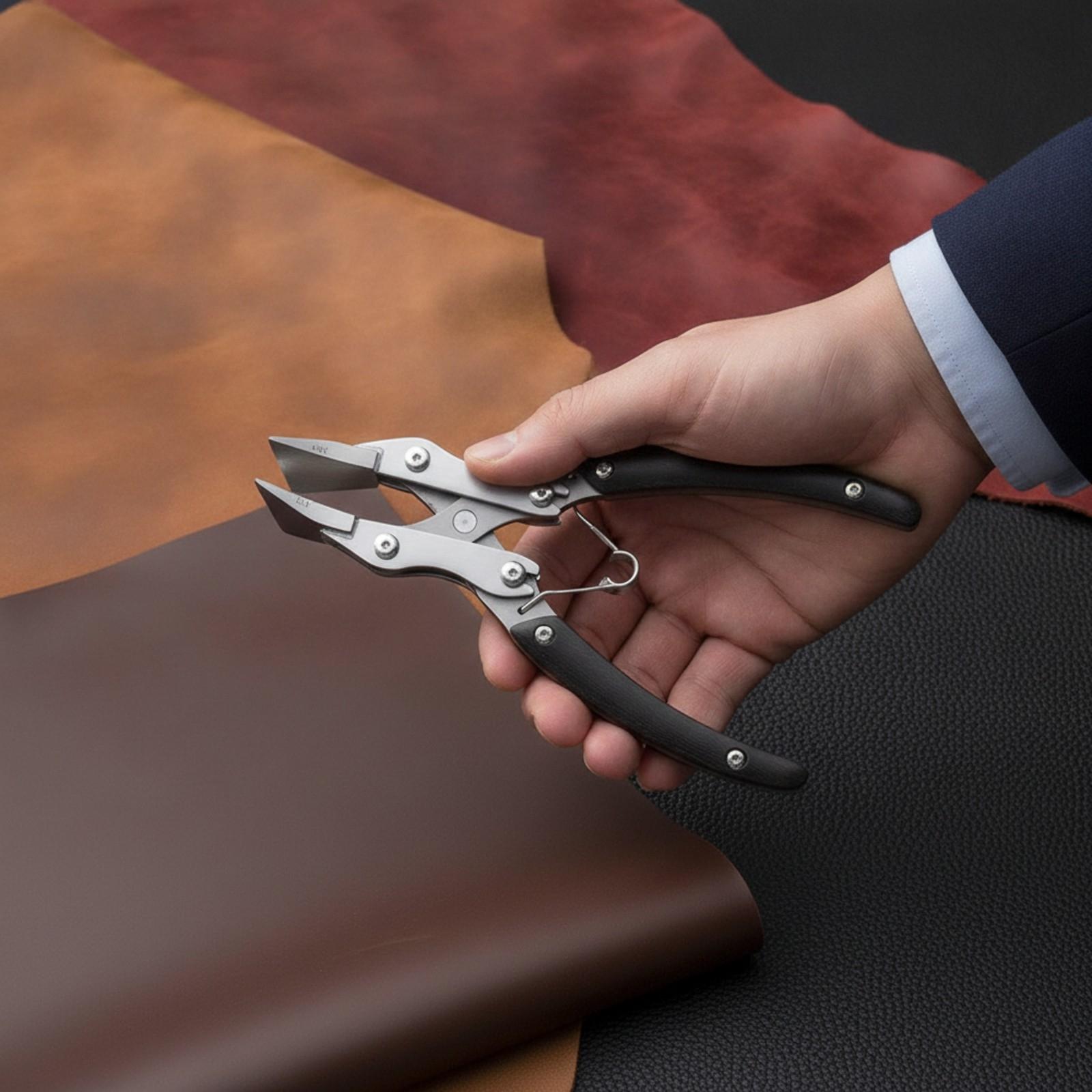 Плоскогубцы с плоскими губками – обзор и цена Leatherwork Hand Press