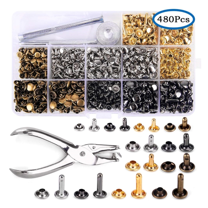 180 комплектов кожаных заклепо – обзор и цена Rivet Setter Tool